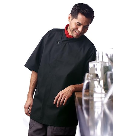 Nathan Caleb Calypso Chef Coat in Black - 5XLarge NA2502913